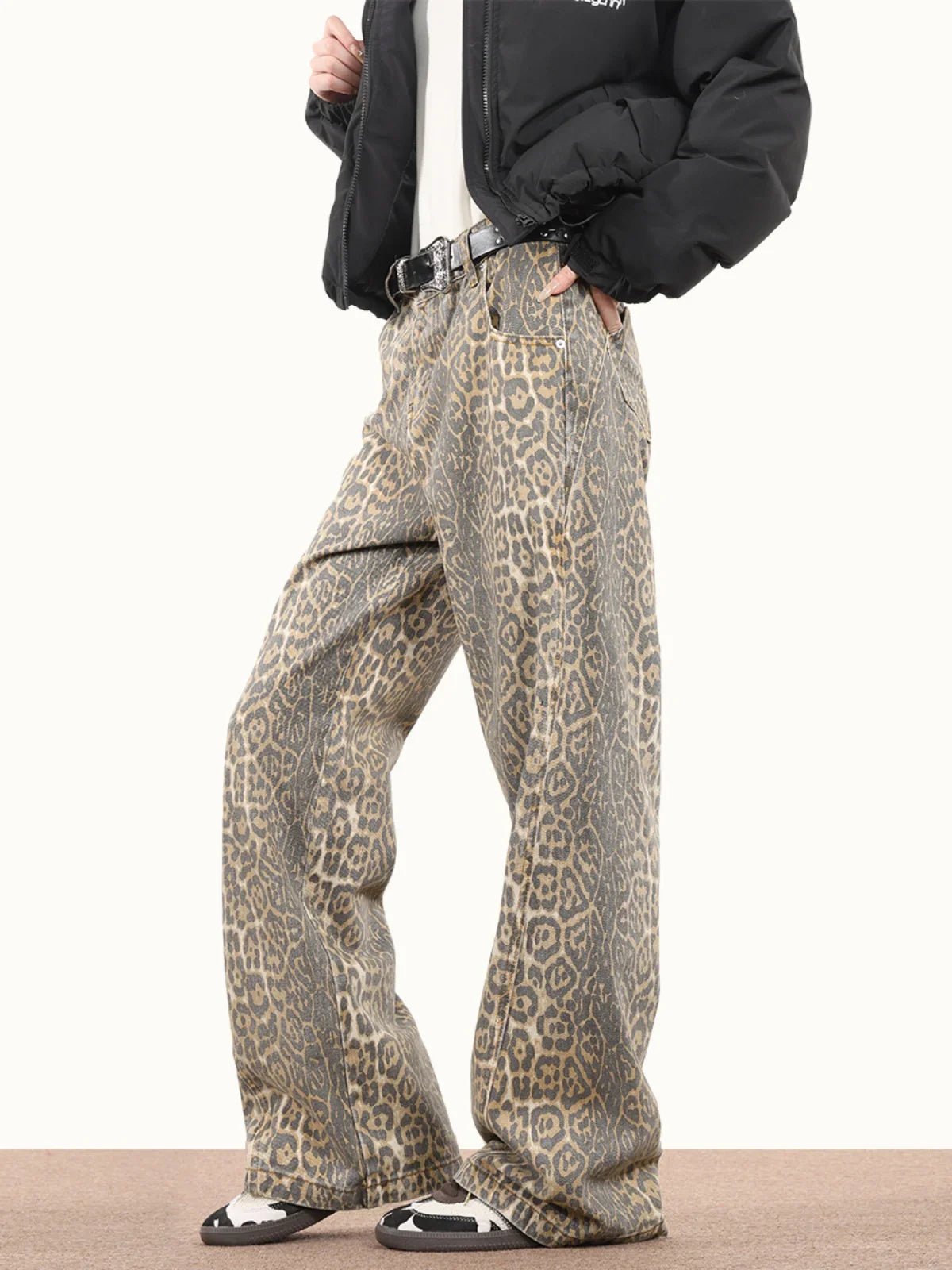 Vintage Century Leopard Print Jeans - Cinderella