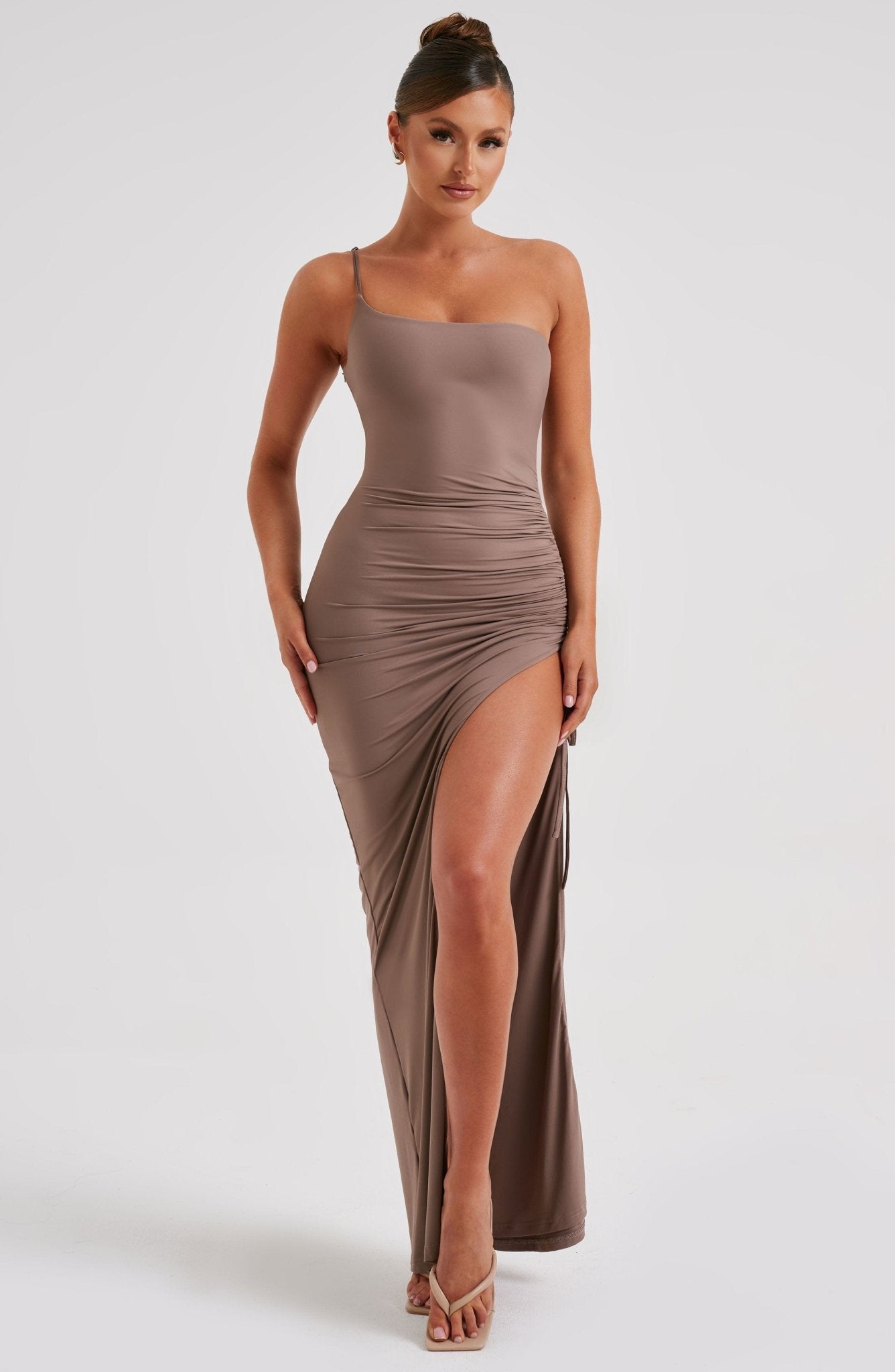 Zahara Maxi Dress - Chocolate - Cinderella