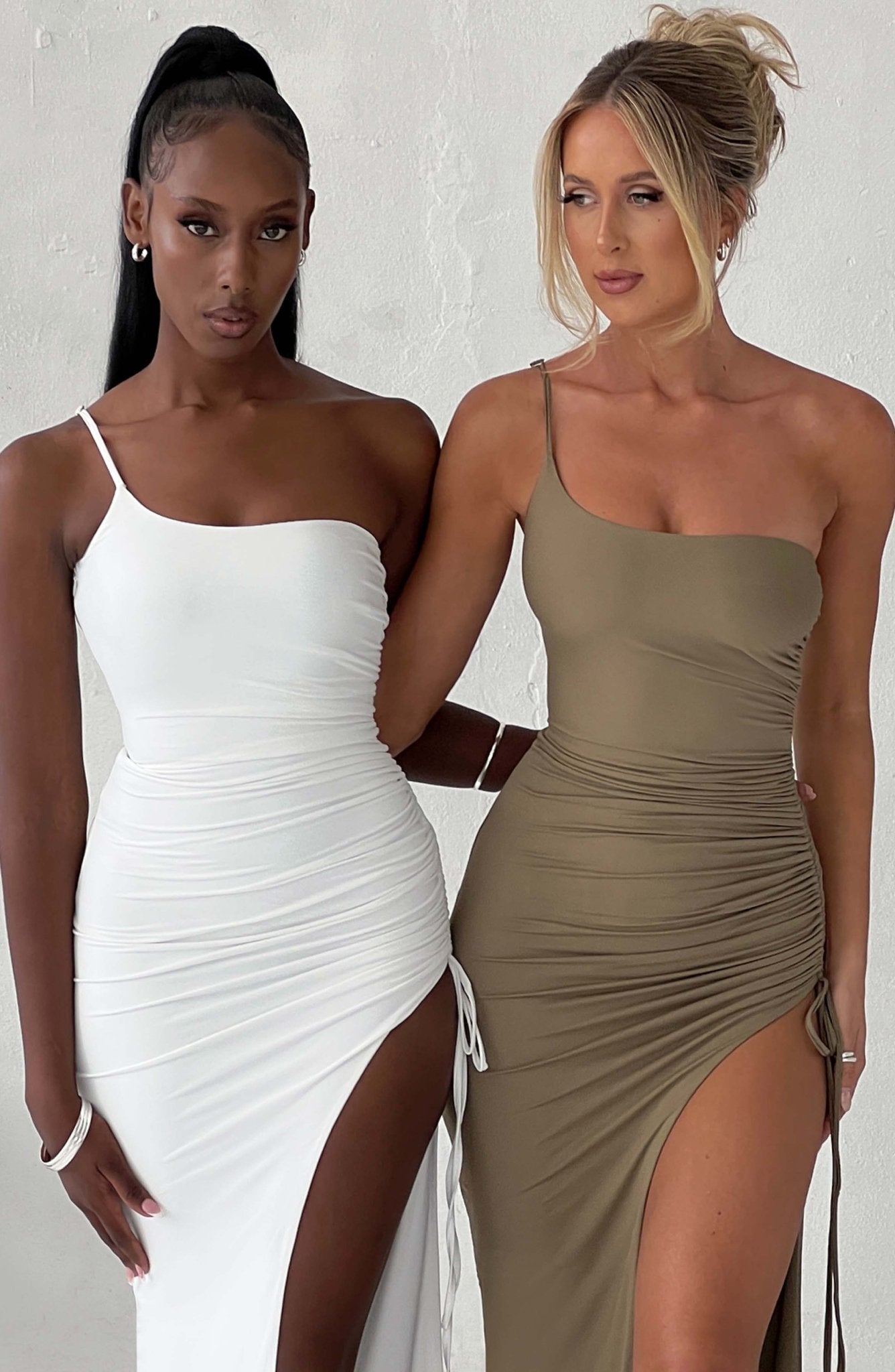 Zahara Maxi Dress - Khaki - Cinderella