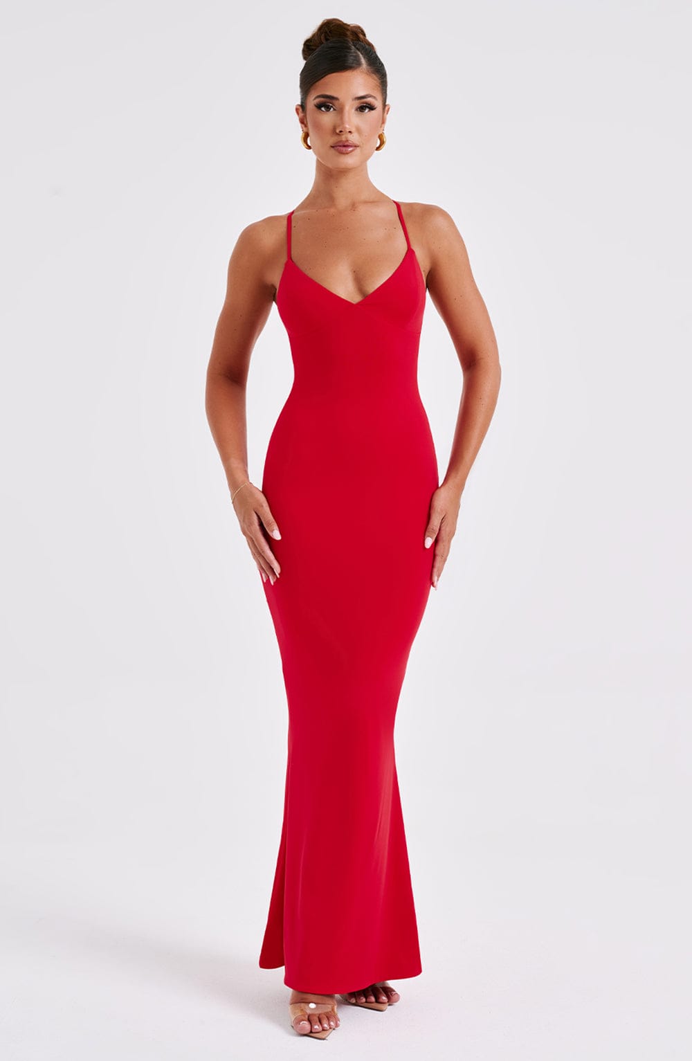 Zara Maxi Dress - Red - Cinderella