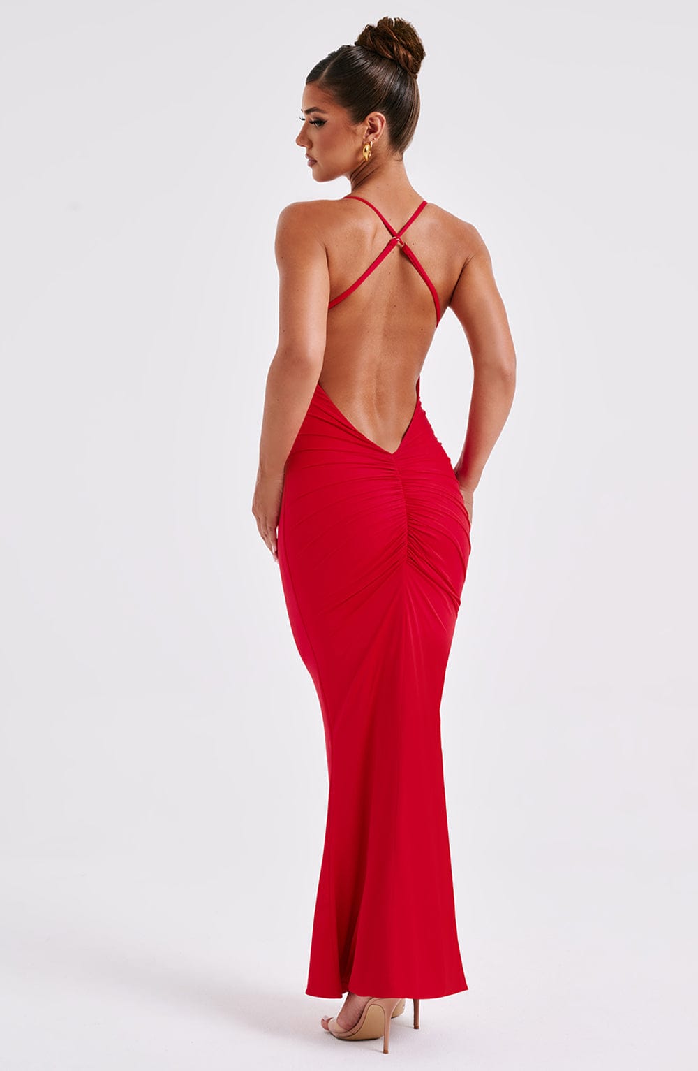 Zara Maxi Dress - Red - Cinderella