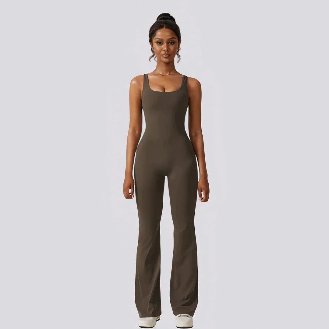 Viral V-Back Jumpsuit - Cinderella