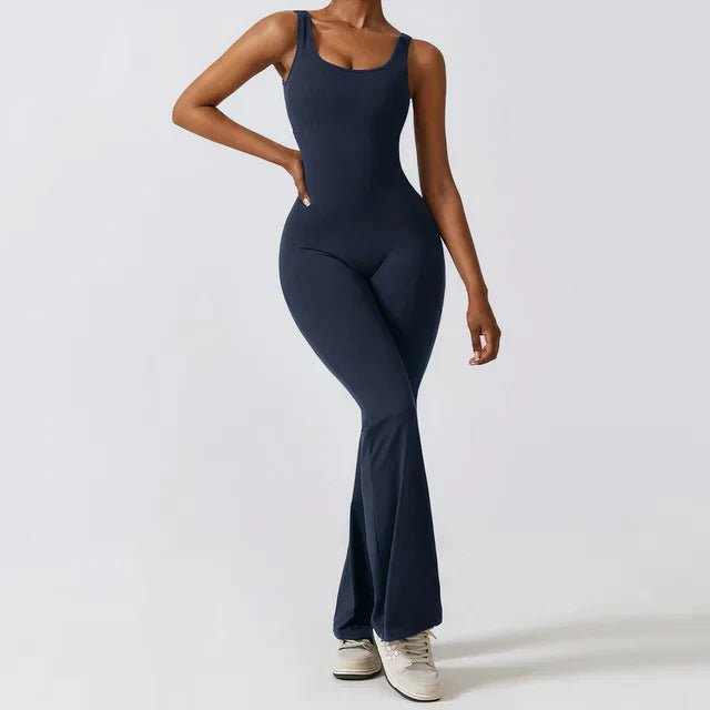 Viral V-Back Jumpsuit - Cinderella