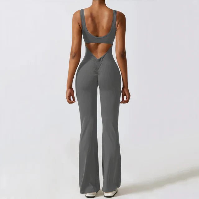 Viral V-Back Jumpsuit - Cinderella