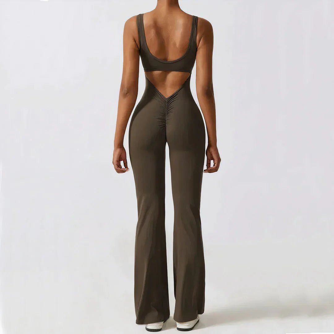 Viral V-Back Jumpsuit - Cinderella