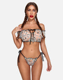 Mesh Butterfly Bra and Panty Set - Cinderella