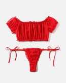 Mesh Butterfly Bra and Panty Set - Cinderella