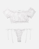 Mesh Butterfly Bra and Panty Set - Cinderella