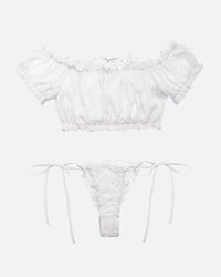 Mesh Butterfly Bra and Panty Set - Cinderella