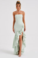 Angelina Maxi Dress - Sage - Sage Maxi Dress