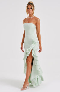 Angelina Maxi Dress - Sage - Sage Maxi Dress