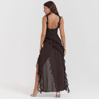 Ariana Maxi Dress - Espresso - Cinderella