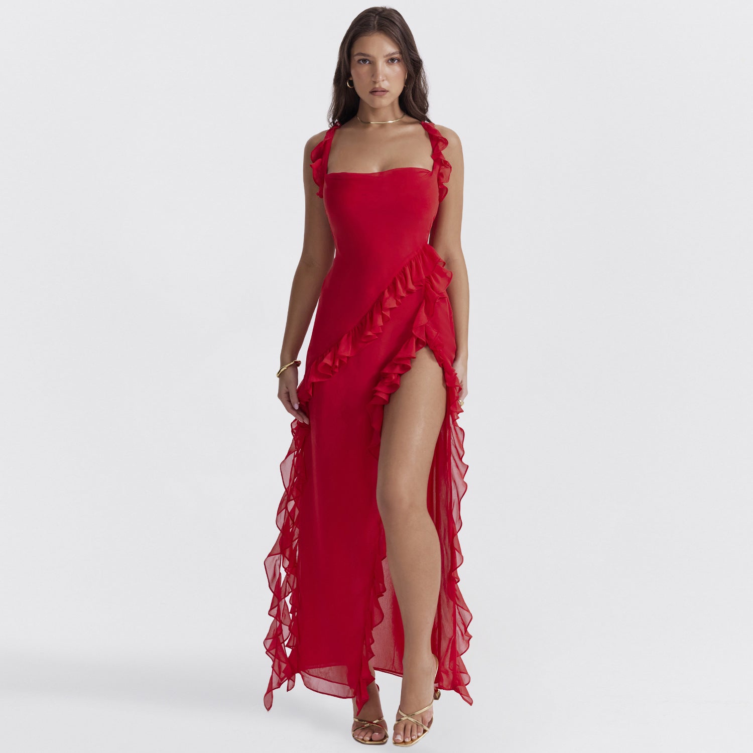 Vestido largo Ariana - Rojo 