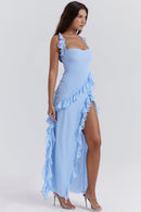 Ariana Maxi Dress - Soft Blue - Cinderella