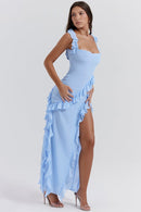 Ariana Maxi Dress - Soft Blue - Cinderella