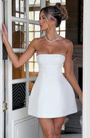 ASHA MINI DRESS - IVORY - Cinderella