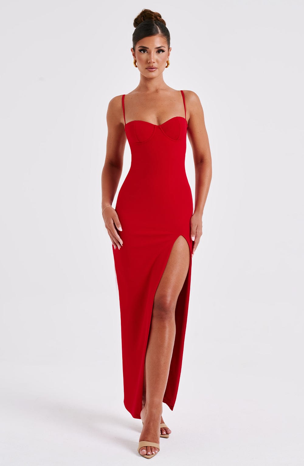 Vestido largo Athena - Rojo 