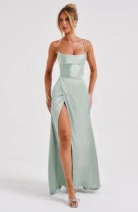 Bethany Maxi Dress - Sage - Cinderella