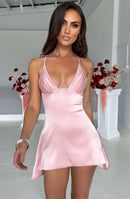 Clarise Mini Dress - Blush - Cinderella