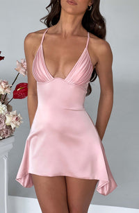Clarise Mini Dress - Blush - Cinderella