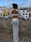 Coastline Rhythm Knit Set - Cinderella