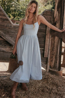 Courtney Corset Sunderess - Soft Blue - Cinderella