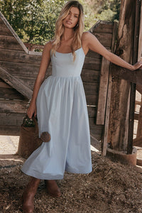 Courtney Corset Sunderess - Soft Blue - Cinderella