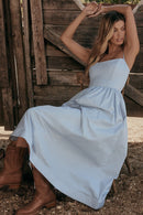 Courtney Corset Sunderess - Soft Blue - Cinderella