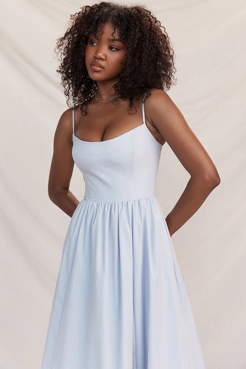 Courtney Corset Sunderess - Soft Blue - Cinderella