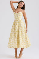 Courtney Corset Sundress - Floral Print - Cinderella