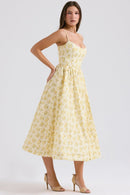 Courtney Corset Sundress - Floral Print - Cinderella