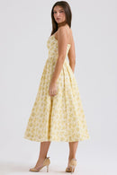 Courtney Corset Sundress - Floral Print - Cinderella