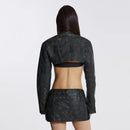 Cross Belt Vintage Mini Skirt - Cinderella