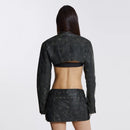 Cross Belt Vintage Mini Skirt - Cinderella
