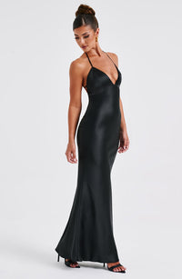 Dahlia Maxi Dress - Black - Cinderella