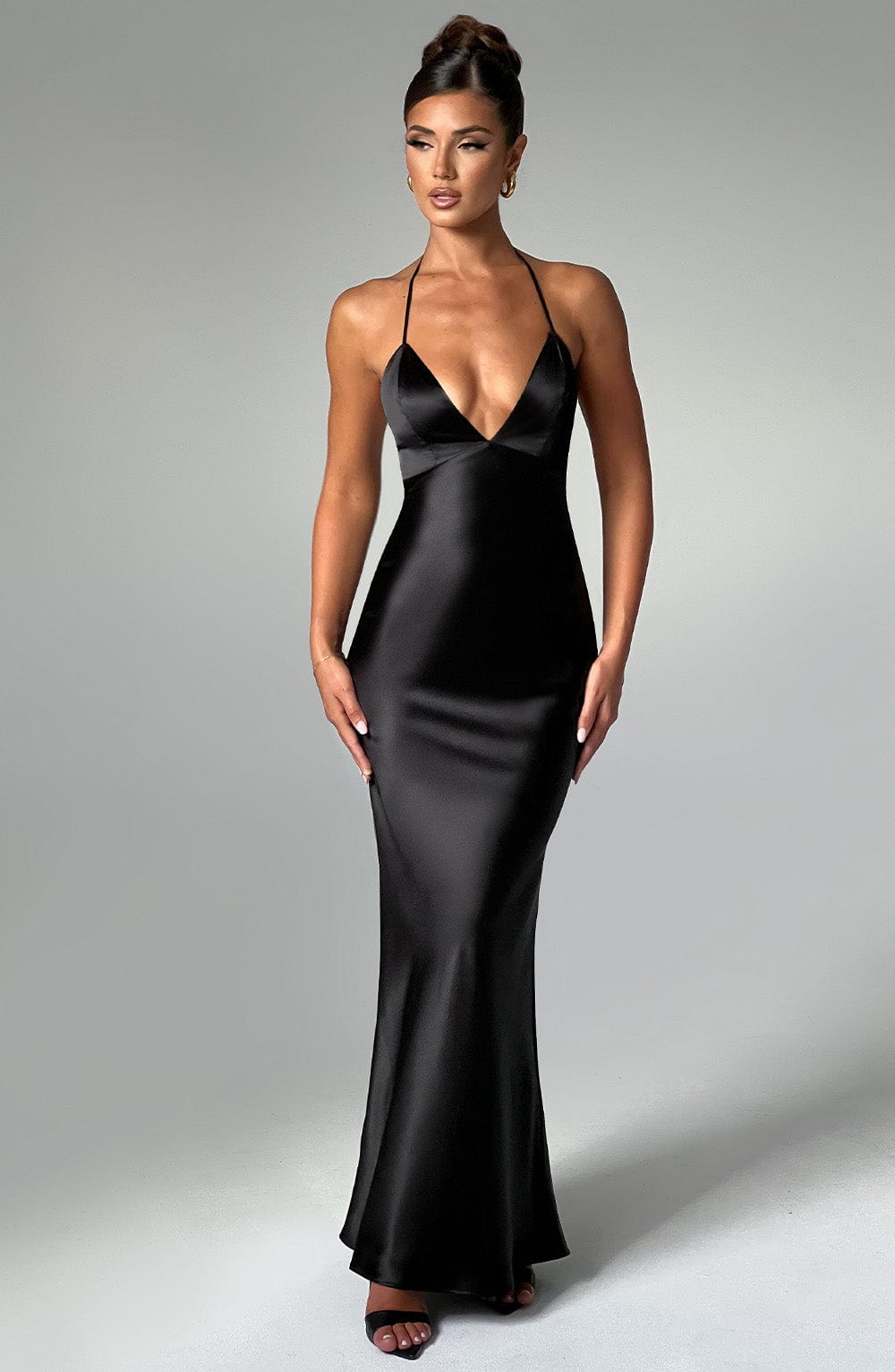 Vestido largo Dalia - Negro
