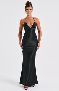 Dahlia Maxi Dress - Black - Cinderella