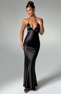 Dahlia Maxi Dress - Black - Cinderella