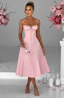 Delilah Midi Dress - Blush - Cinderella