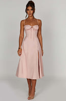 Delilah Midi Dress - Blush - Cinderella