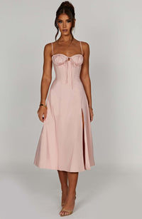 Delilah Midi Dress - Blush - Cinderella