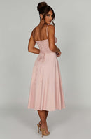 Delilah Midi Dress - Blush - Cinderella