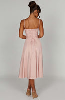 Delilah Midi Dress - Blush - Cinderella