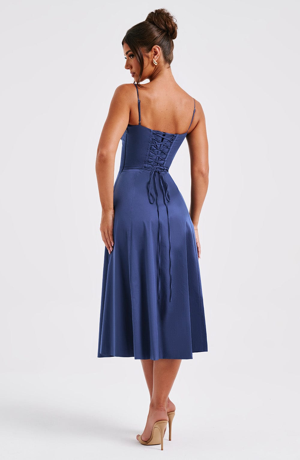 Vestido midi Delilah - Azul marino