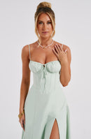 Delilah Midi Dress - Sage - Cinderella