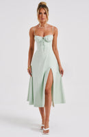 Delilah Midi Dress - Sage - Cinderella