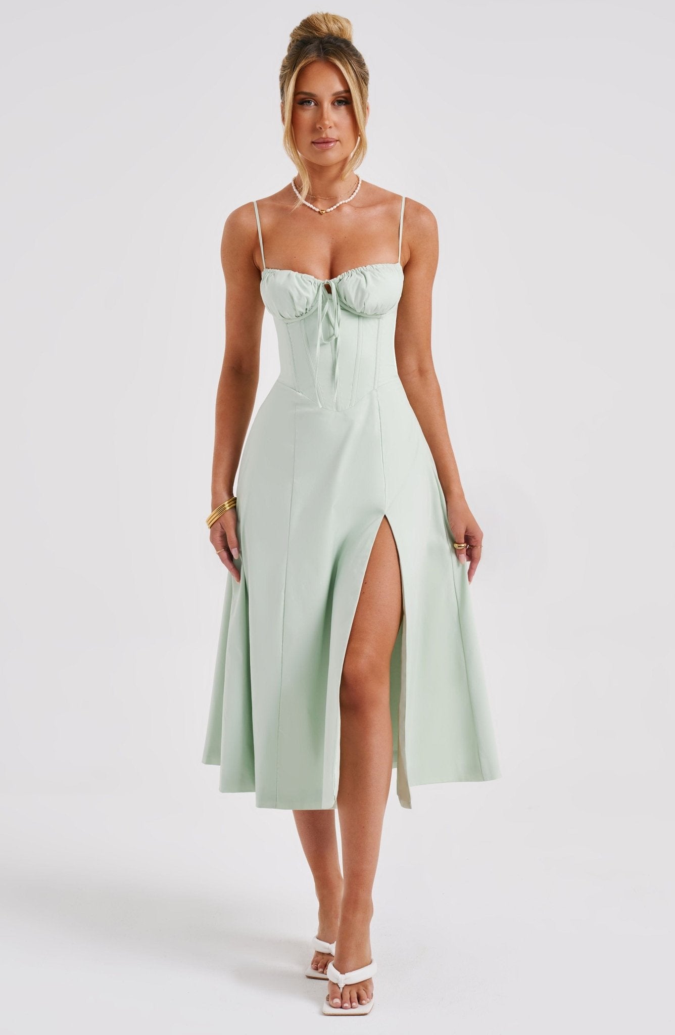 Vestido midi Delilah - Salvia