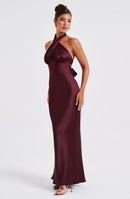Diana Maxi Dress - Burgundy - Cinderella