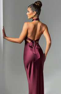 Diana Maxi Dress - Burgundy - Cinderella
