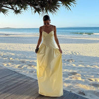 Driftaway A - Line Maxi Dress - Cinderella